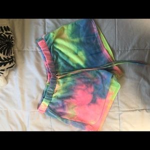 High waisted sweat shorts